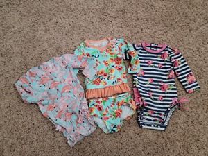 12-18 month rufflebutts swim suit bundle